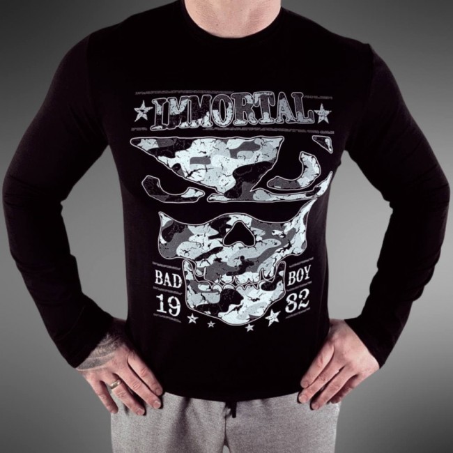 Лонгслив Bad Boy Immortal camo black/gray