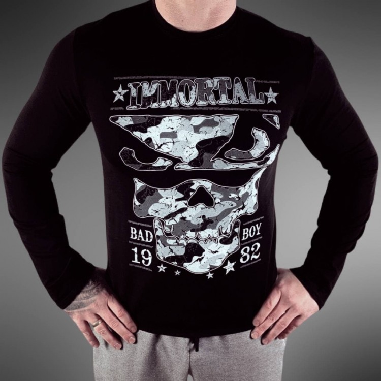 Лонгслив Bad Boy Immortal camo black/gray
