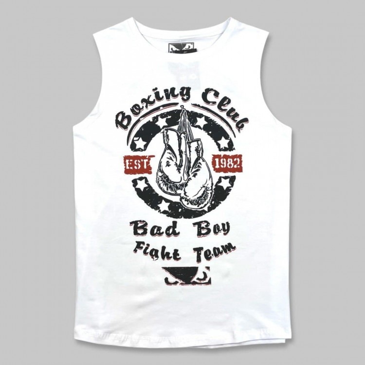Майка Bad Boy Boxing Club Est. 1982 white/red Майка Bad Boy Boxing Club Est. 1982 white/red