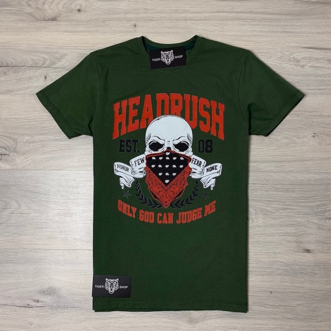 Футболка Headrush Jim Miller Fear None Walkout T-Shirt Green