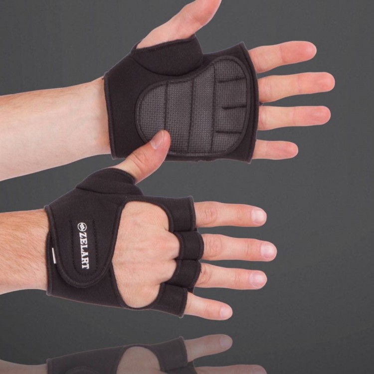 Перчатки для тренировок ZELART Fitness black