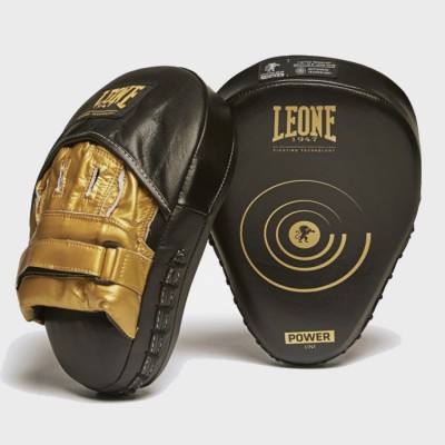 Лапи боксерські шкіряні Leone Power Line Black
