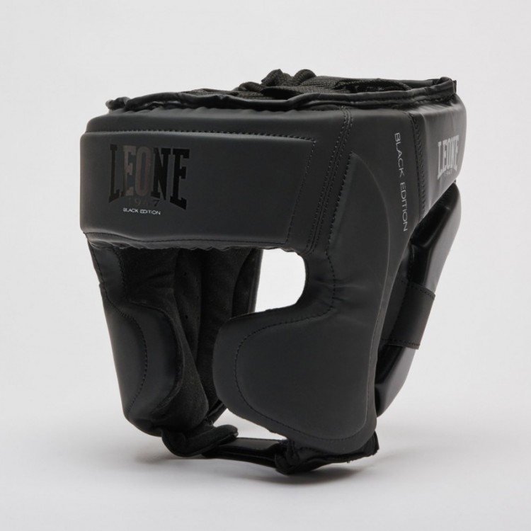 Боксерський шолом Leone Mono Black