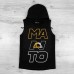 Безрукавка Manto Big Letters black