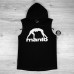 Безрукавка MANTO Classic Logo White black