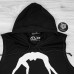 Безрукавка MANTO Classic Logo White black