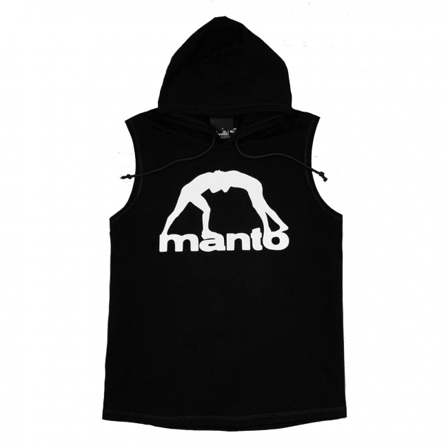 Безрукавка MANTO Classic Logo White black
