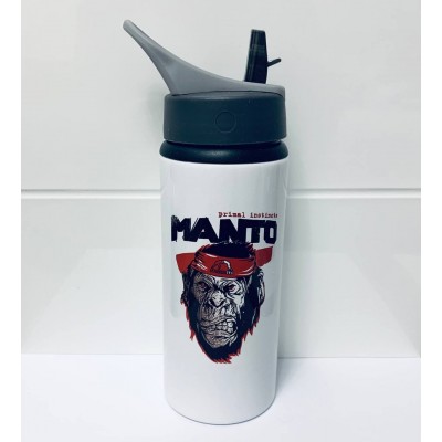 Бутылка спортивная Manto Gorilla white 600ml Бутылка спортивная Manto Gorilla white 600ml