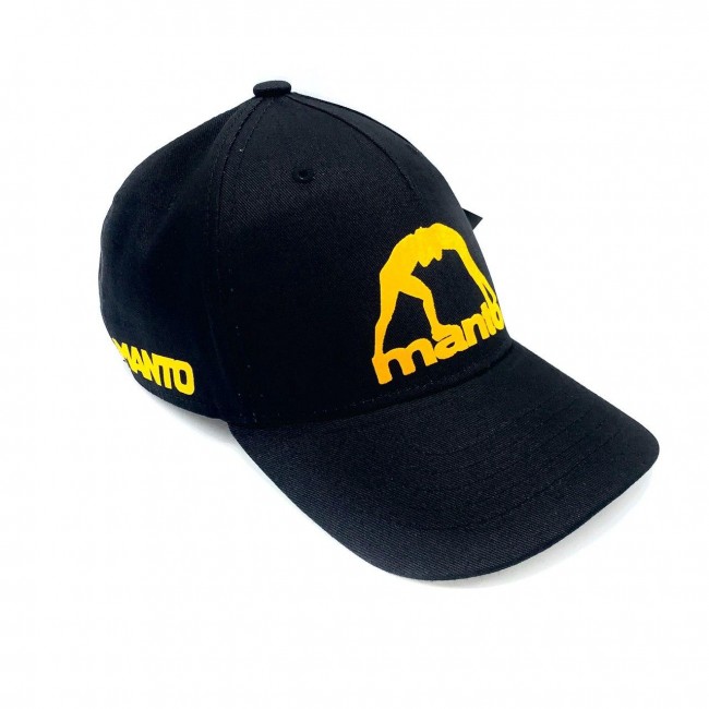 Бейсболка Manto Logo Classic black/yellow