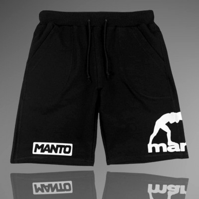 Шорты Manto Sport Shorts Emblem black/white Шорты Manto Sport Shorts Emblem black/white