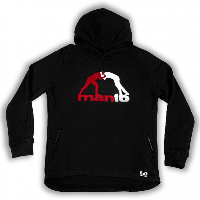 Худи Manto Hoodie Logo Triple Cotton black/red