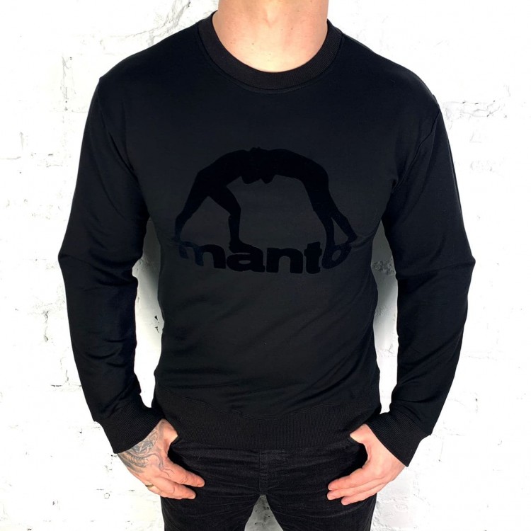 Свитшот Manto Crewneck Vibe all black Свитшот Manto Crewneck Vibe all black