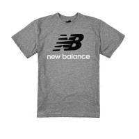 New Balance Essentials Stacked Logo gray