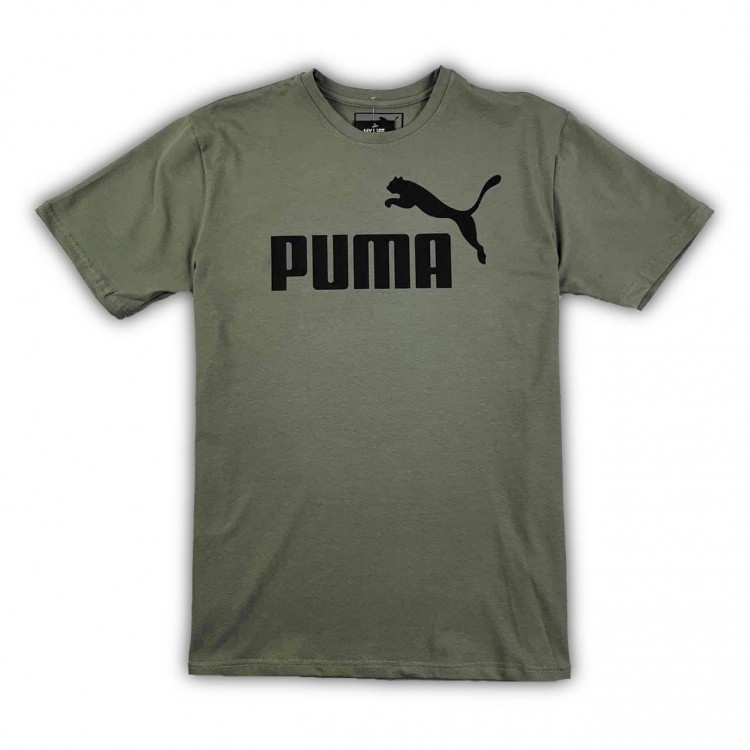 Футболка Puma Logo Classic khaki