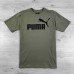 Мужская Футболка Puma Logo Classic khaki