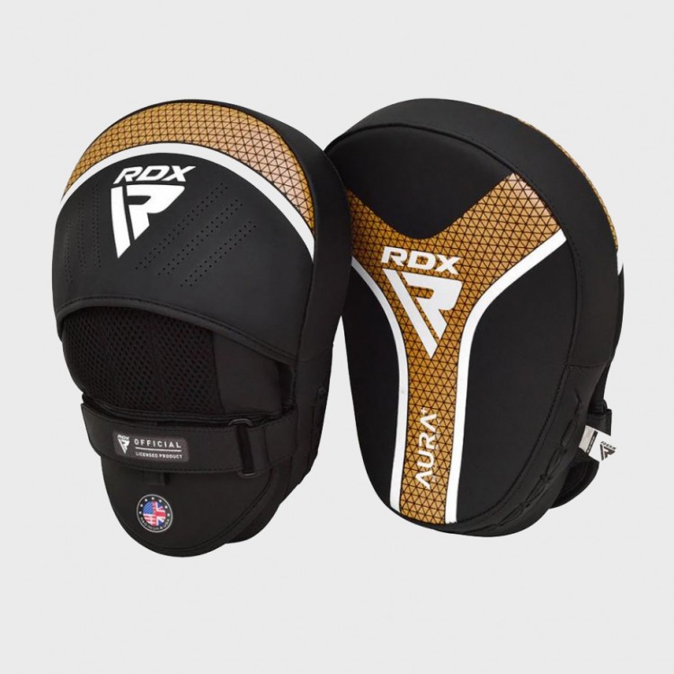 Лапи боксерські RDX T17 Aura Black Gold