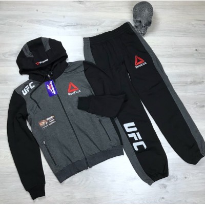 Спортивный Костюм REEBOK UFC(Black \Gray)FIGHTER 