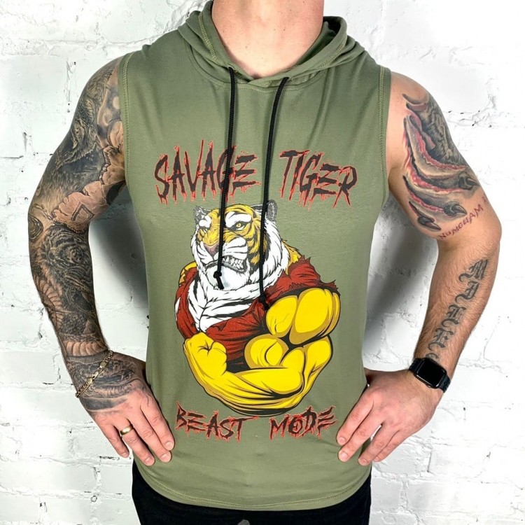 Безрукавка ST Beast Mode TIGER khaki