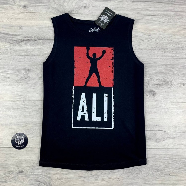 Майка ST ALI black/red