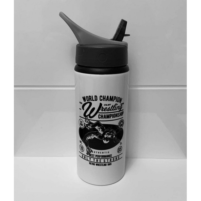 Бутылка спортивная ST Wrestling white 600ml