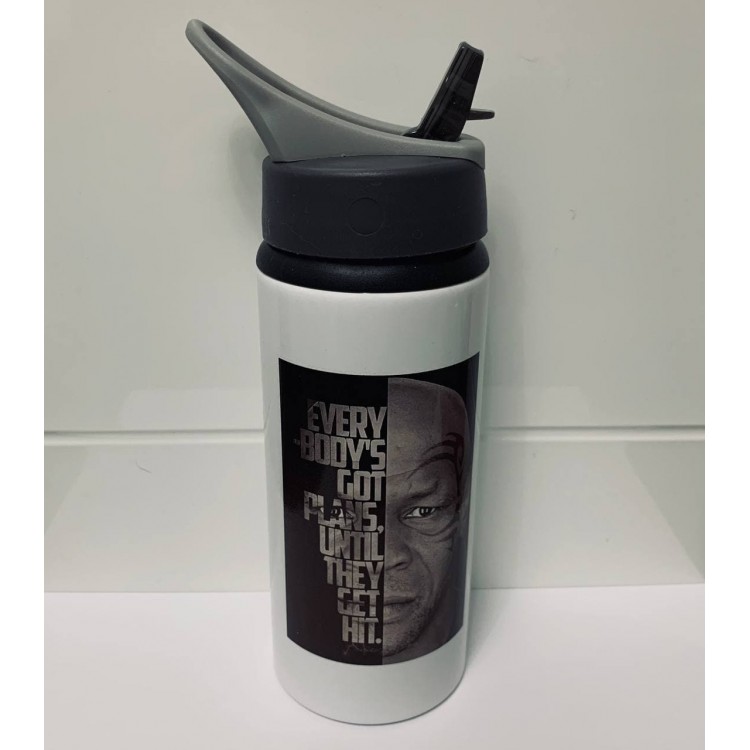 Бутылка спортивная Tyson Face white 600ml