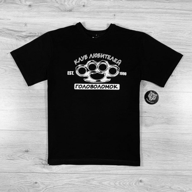 Мужская футболка ST Клуб Любителей головоломок black