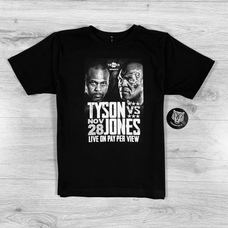 Мужская футболка ST Mike Tyson VS Jones black