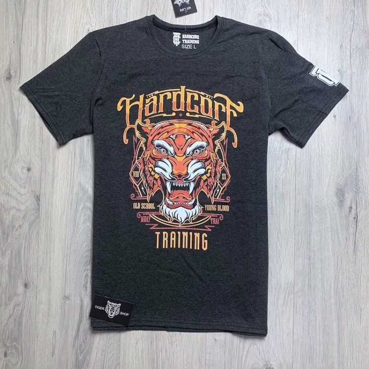 Футболка Hardcore Training Tiger ( dark gray )