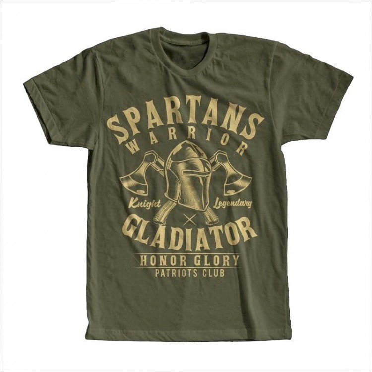 Футболка ST Spartans Gladiator khaki