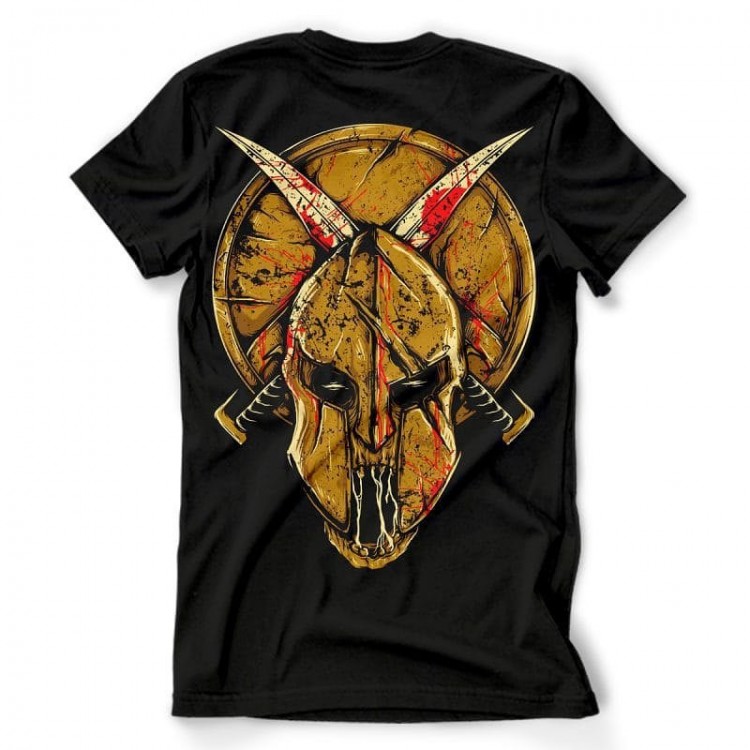 Футболка ST  Spartan Helmet black