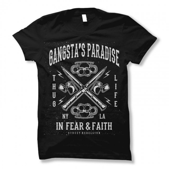 Футболка ST  Gangsta’s Paradise black