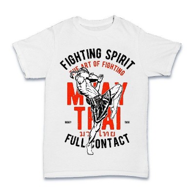 Футболка ST Muay Thai Full Contact white Футболка ST Muay Thai Full Contact white