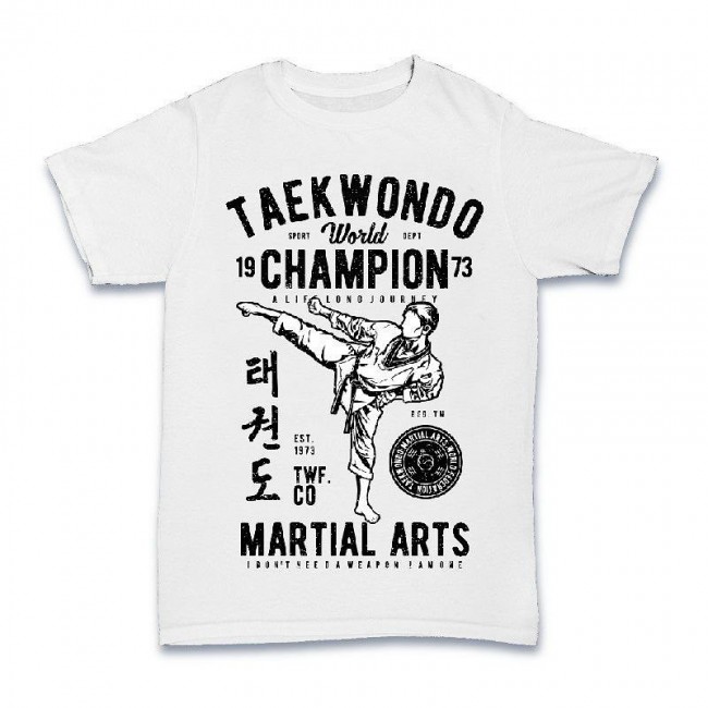 Футболка ST  Taekwondo Champion white