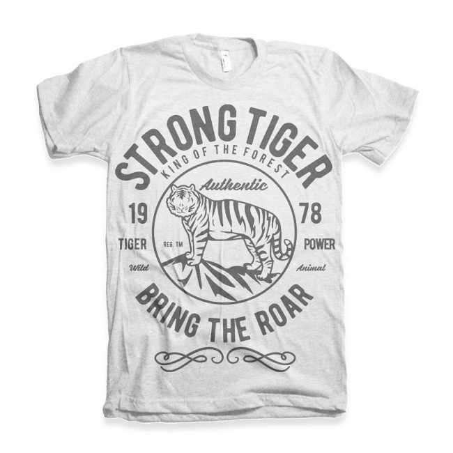 Футболка ST Strong Tiger white