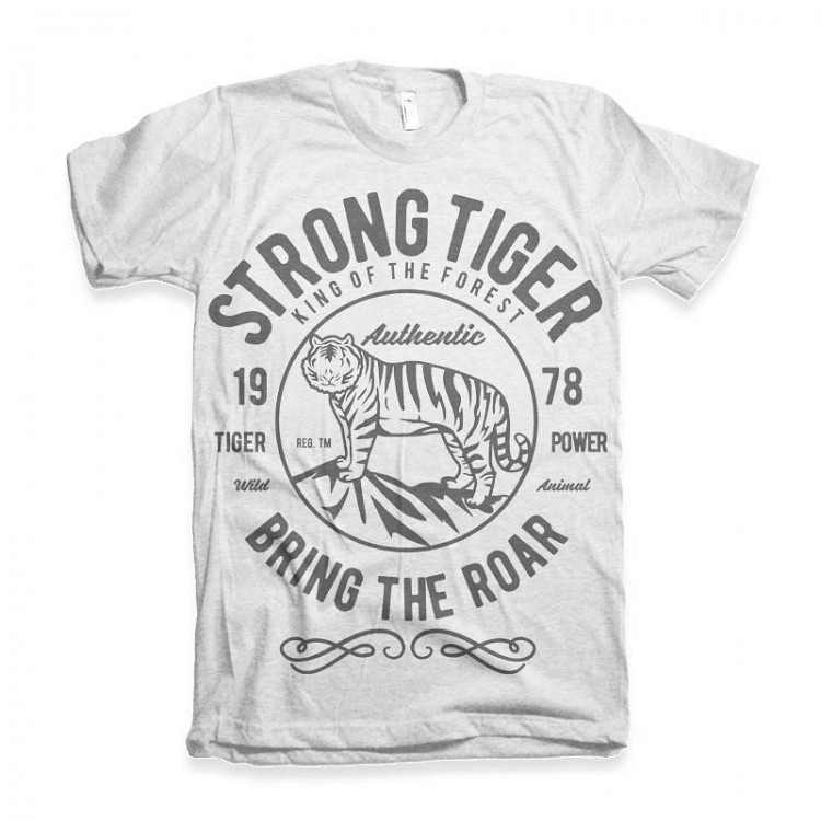 Футболка ST Strong Tiger white