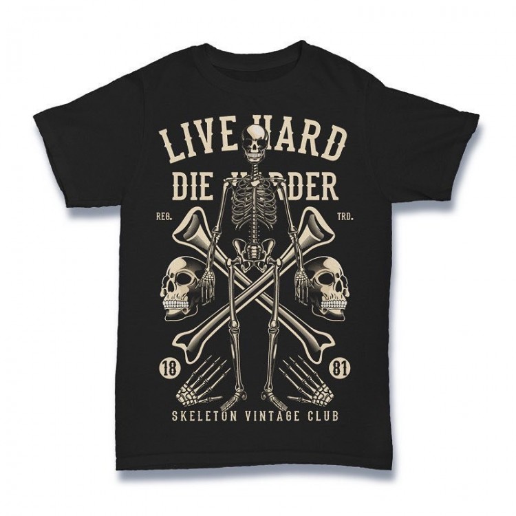 Футболка ST Live Hard black