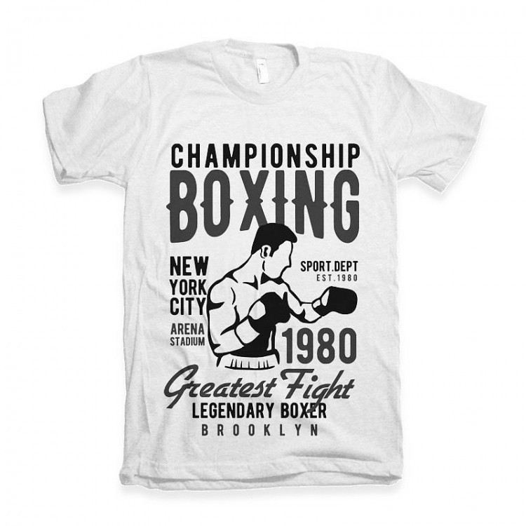 Футболка ST Championship Boxing white