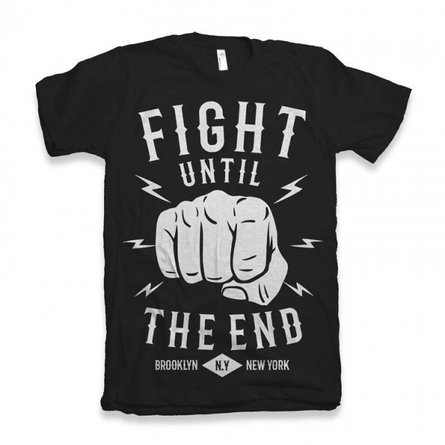 Футболка ST Fight The end ( black )