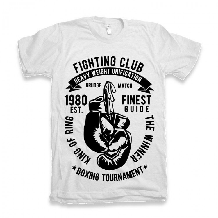 Футболка ST Fighting Club Boxing tournament white