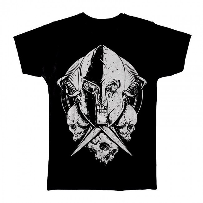Футболка ST SpartanSkull black