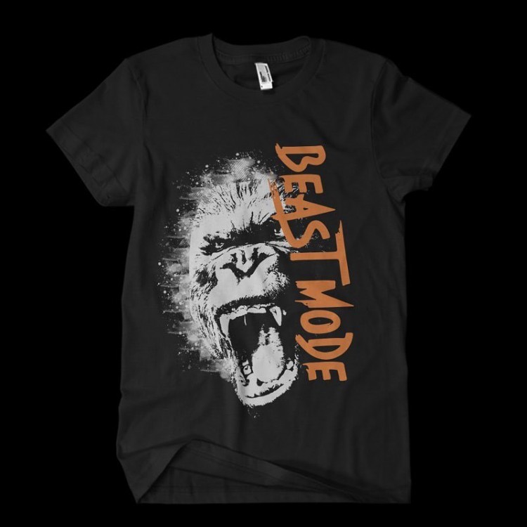 Футболка ST Beast Mode Gorilla black