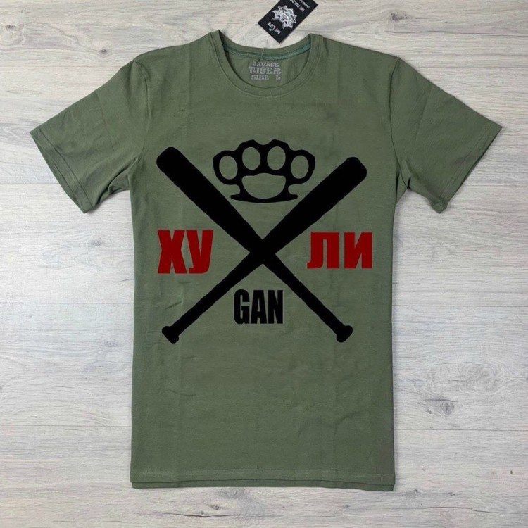 Футболка ST  Хулиган khaki