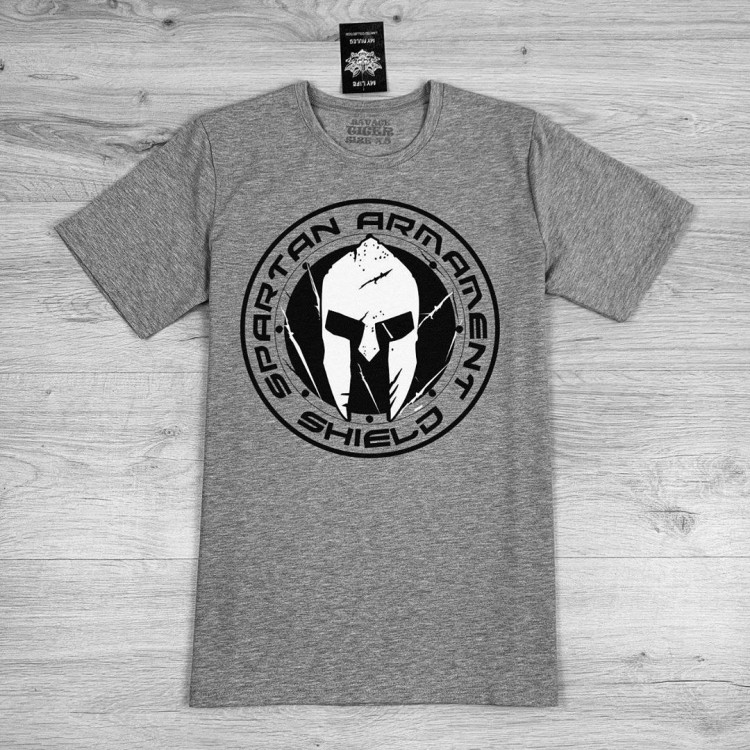 Футболка ST Spartan Shield silver