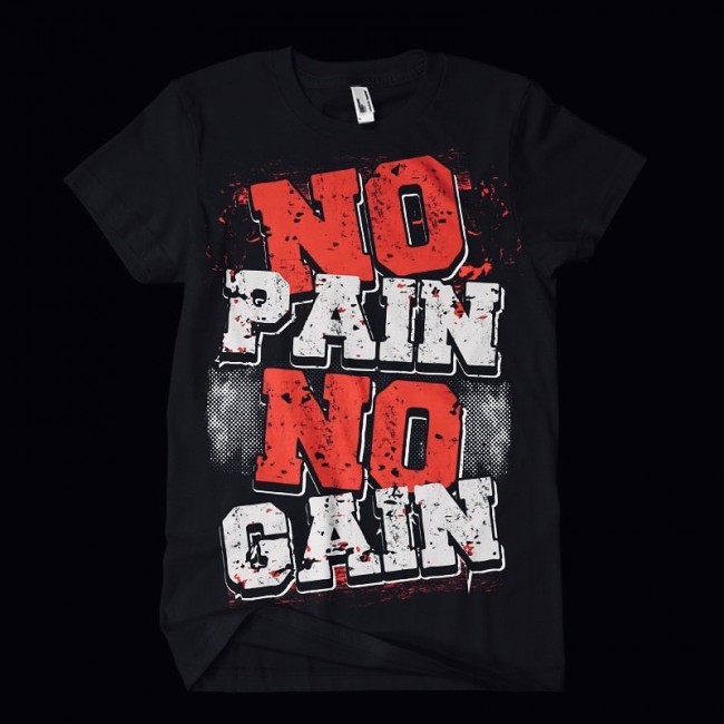Футболка ST  No Pain No Gain black