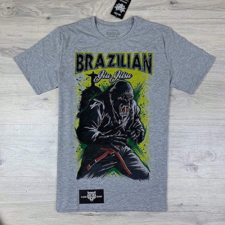 Футболка ST Brazilian Jiu Jitsu gray