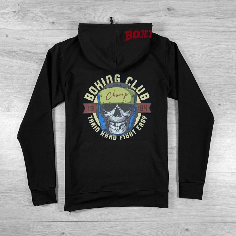 Hoodie ST Boxing Fight Hard black.
