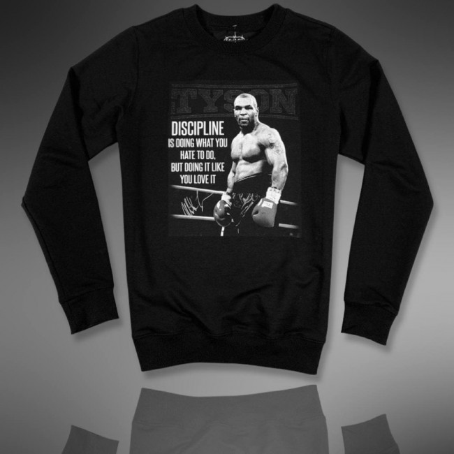 Мужская кофта (свитшот) ST Mike Tyson Discipline black