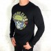 Свитшот Boxing Fight Hard Skull black
