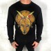 Свитшот ST SKULL BLOOD AND SWORD black