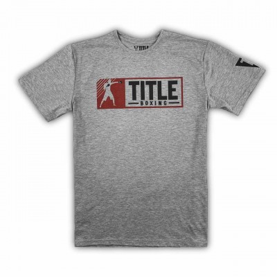 ФУТБОЛКА TITLE BOXING FORM TEE silver ФУТБОЛКА TITLE BOXING FORM TEE silver